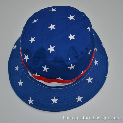 China high quality bucket hat floral pattern